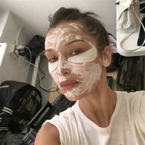 bella hadid facial routine.